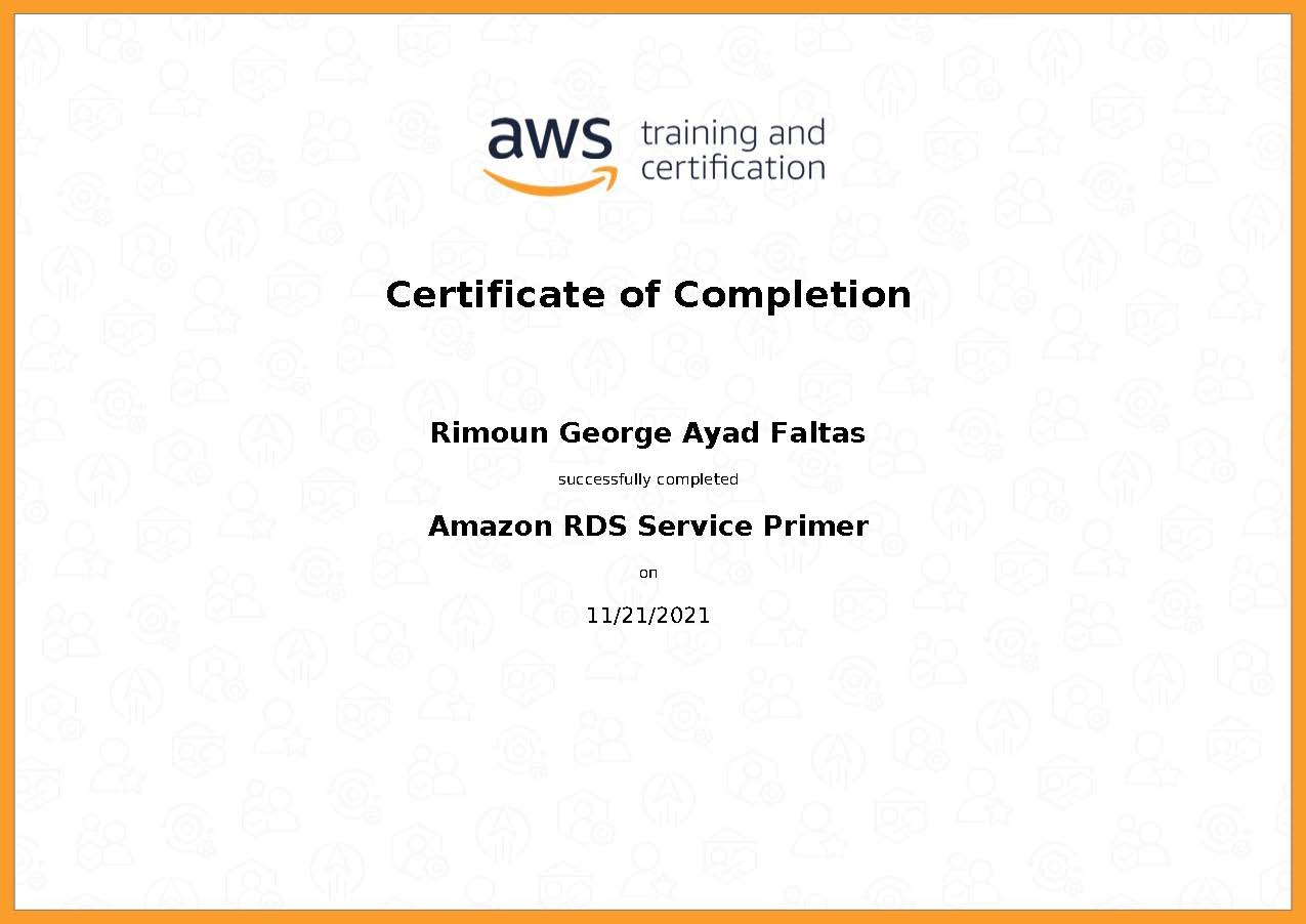 Amazon RDS Service Primer