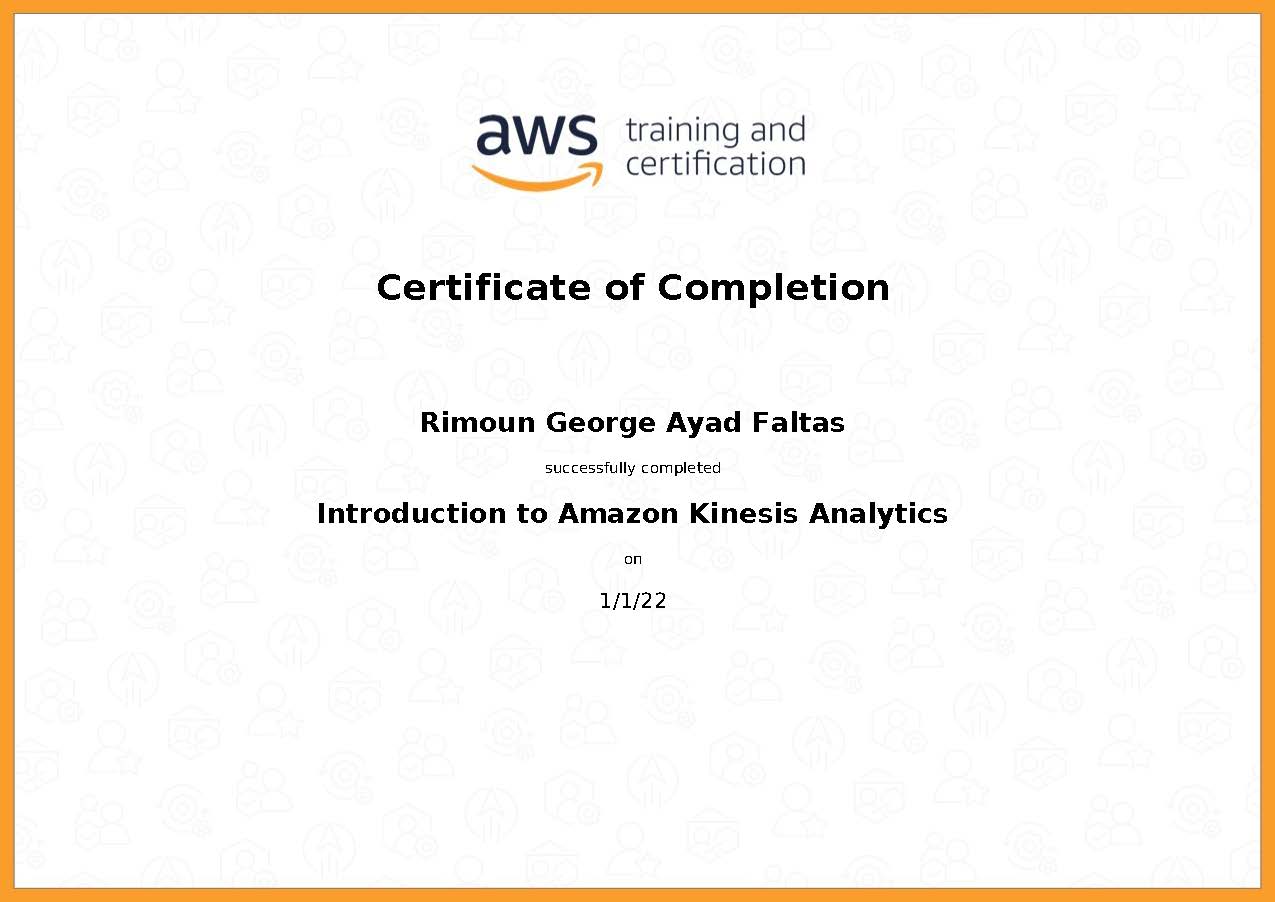 Introduction to Amazon Kinesis Analytics