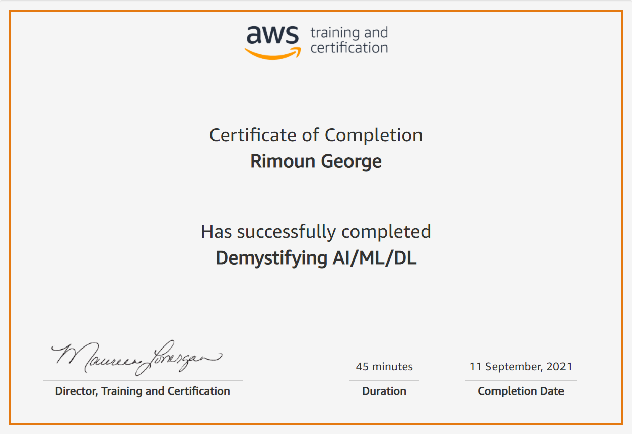 Demystifying AI/ML/DL