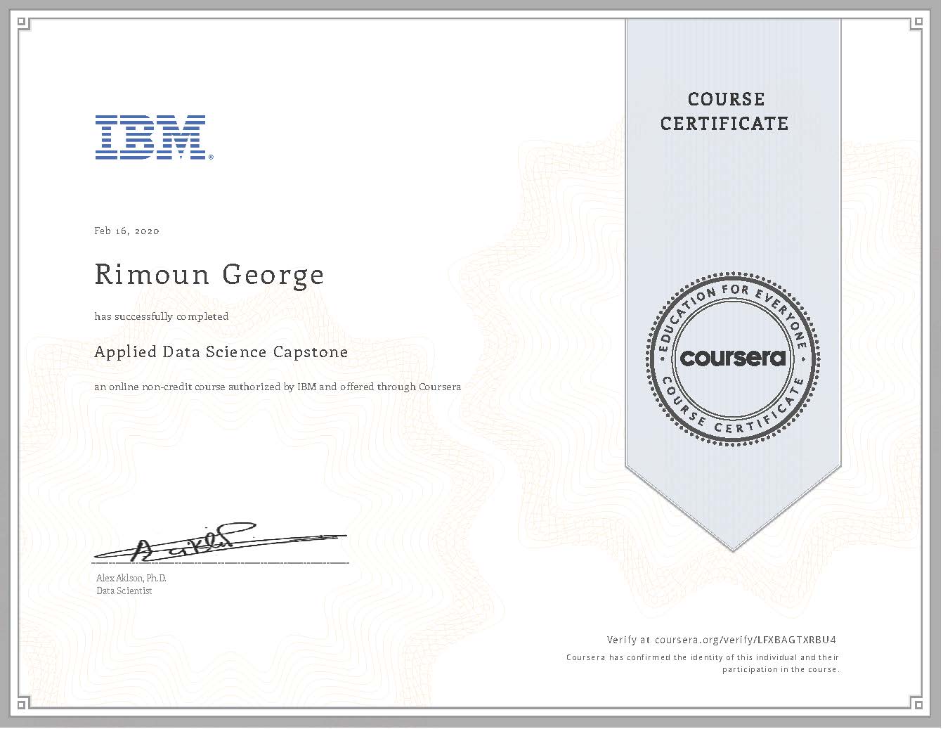 Applied Data Science Capstone